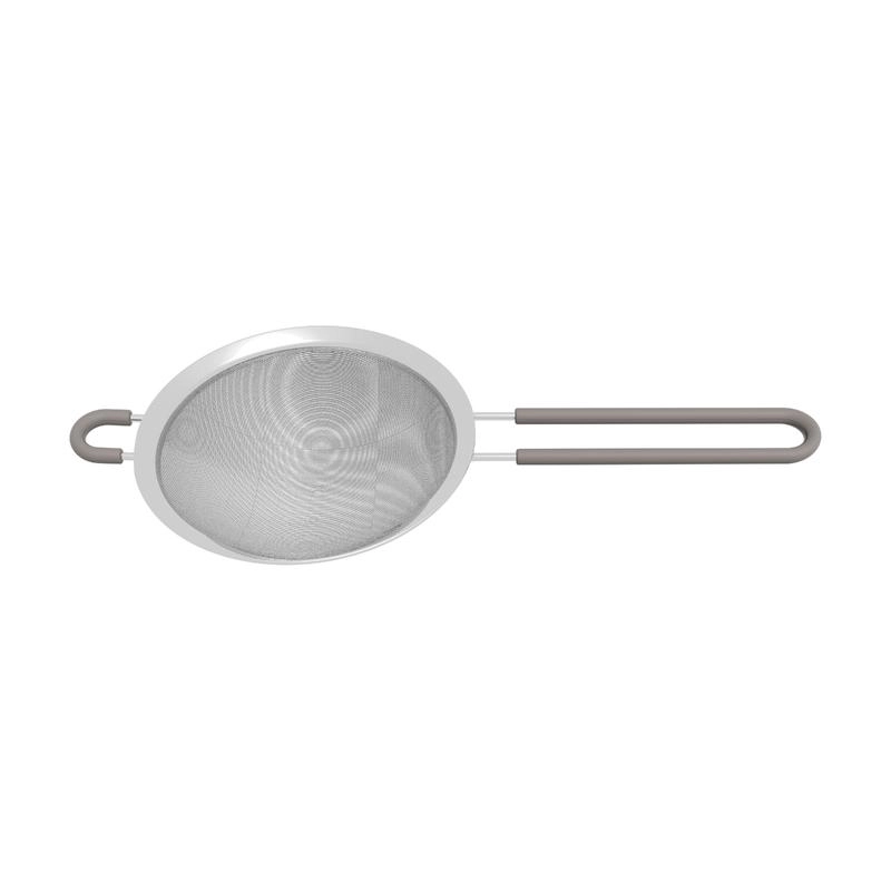 Peneira Tramontina Softta Cinza Em Aço Inox Com Cabo De Polipropileno 16cm Peneira Tramontina Softta Cinza Em Aço Inox Com Cabo De Polipropileno 16cm