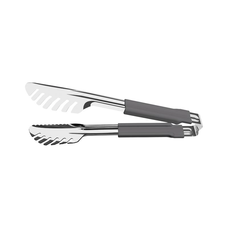 Pegador Tramontina Utilitá Cinza Em Aço Inox Com Cabo Emborrachado 24cm Pegador Tramontina Utilitá Cinza Em Aço Inox Com Cabo Emborrachado 24cm