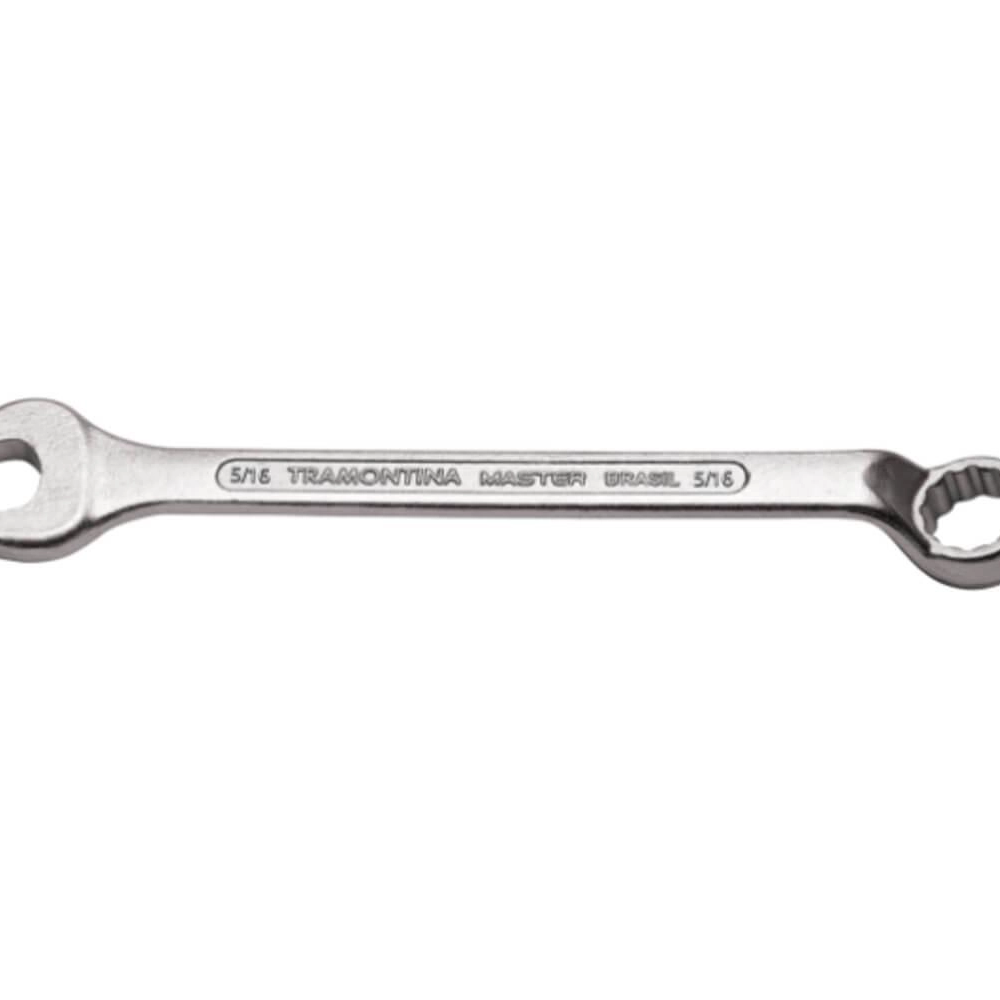 Chave Combinada Tramontina Master 5/16" Com Corpo Forjado Em Aço Especial Cromado Chave Combinada Tramontina Master 5/16" Com Corpo Forjado Em Aço Especial Cromado