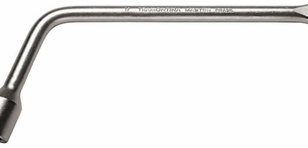 Chave De Roda Tipo L 17mm Tramontina Master Corpo Forjado Em Aço Cromado Chave De Roda Tipo L 17mm Tramontina Master Corpo Forjado Em Aço Cromado