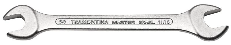 Chave Fixa Tramontina Master 5/8x11/16" Com Corpo Em Aço Especial Cromado