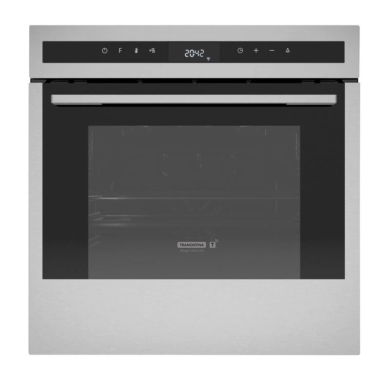 Forno De Embutir Tramontina Epic T Smart 60 F13 Aço Inox 220V Forno De Embutir Tramontina Epic T Smart 60 F13 Aço Inox 220V