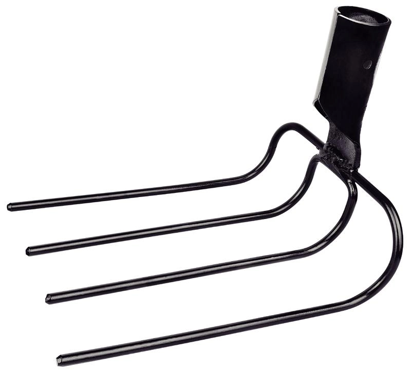 Forcado Curvo De Arame Tramontina 4 Dentes Sem Cabo Forcado Curvo De Arame Tramontina 4 Dentes Sem Cabo