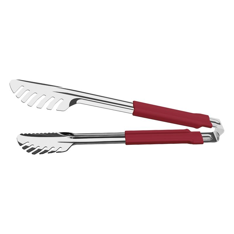 Pegador Tramontina Utilitá Vermelho Em Aço Inox Com Cabo Emborrachado 28cm Pegador Tramontina Utilitá Vermelho Em Aço Inox Com Cabo Emborrachado 28cm