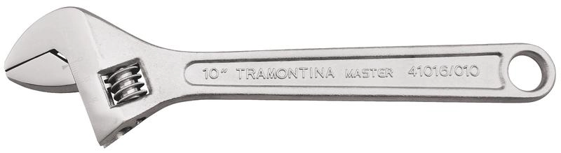 Chave Ajustável Para Porcas Tramontina MASTER 6" Com Corpo Forjado Em Aço Carbono Cromado Chave Ajustável Para Porcas Tramontina MASTER 6" Com Corpo Forjado Em Aço Carbono Cromado