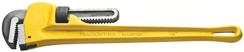 Chave Para Tubos Tramontina Master 10" Em Ferro Fundido E Mandíbulas Em Aço Alto Carbono Modelo Americano