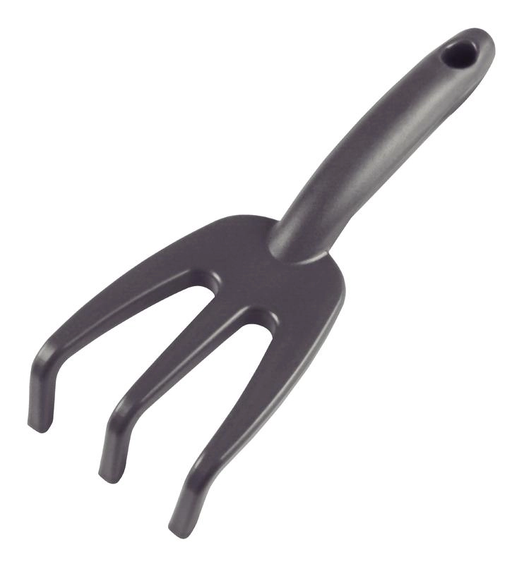 Ancinho Com 3 Dentes Para Jardinagem Tramontina Em Plástico Grafite Ancinho Com 3 Dentes Para Jardinagem Tramontina Em Plástico Grafite