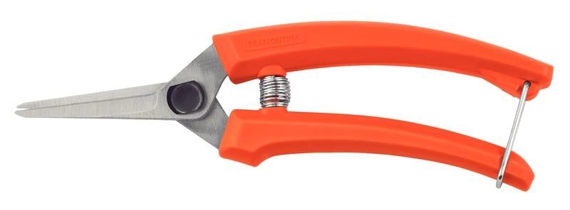 Tesoura Para Frutas Tramontina Metálica Com Cabo Plástico Tesoura Para Frutas Tramontina Metálica Com Cabo Plástico