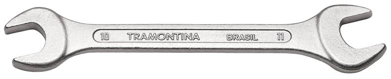 Chave Fixa Tramontina Basic 10x11 Mm Com Corpo Em Aço Especial Cromado Chave Fixa Tramontina Basic 10x11 Mm Com Corpo Em Aço Especial Cromado