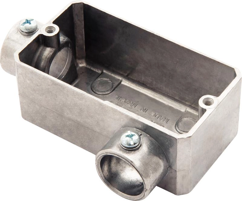 Condulete Fixo Tramontina 3/4" Tipo LL Sem Tampa E Sem Rosca