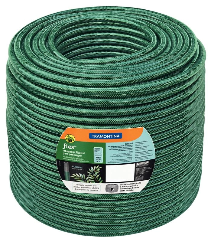 Mangueira Flex Tramontina Em PVC Verde 3 Camadas 300m