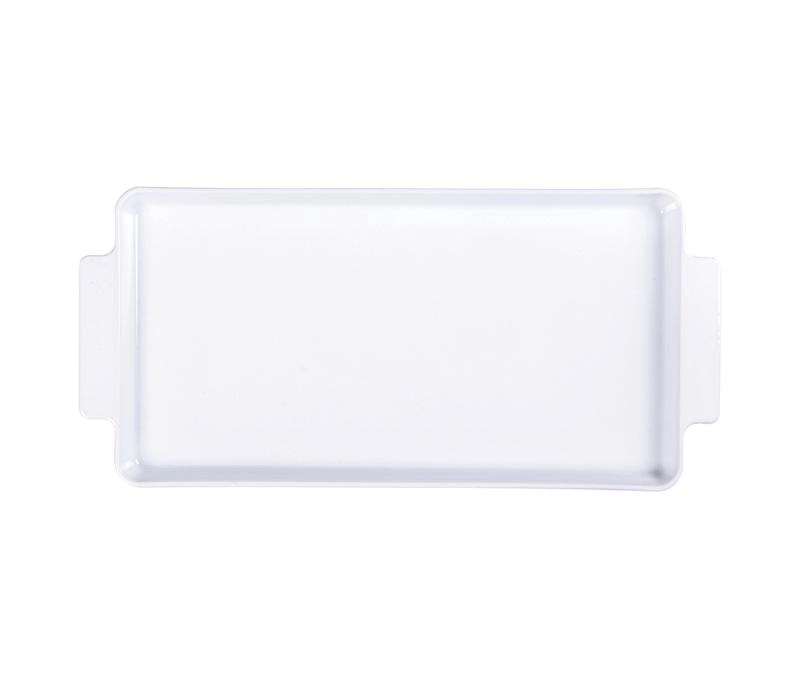 Travessa Retangular Tramontina Maria Augusta 28x15cm Em Porcelana Travessa Retangular Tramontina Maria Augusta 28x15cm Em Porcelana