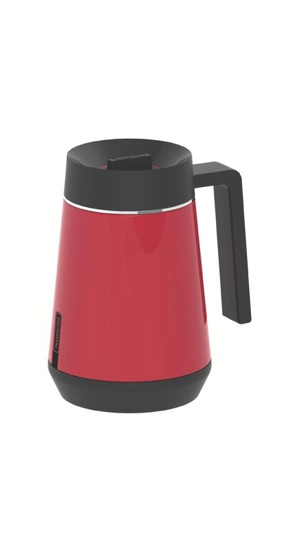 Bule Térmico Tramontina Exata Em Aço Inox Vermelho 300 Ml