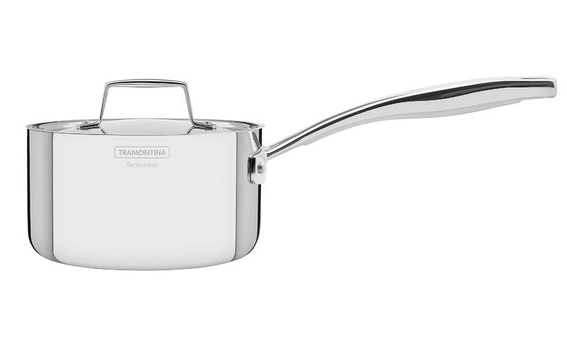 Panela Tramontina Em Aço Inox Com Corpo Triplo Grano 18cm Panela Tramontina Em Aço Inox Com Corpo Triplo Grano 18cm