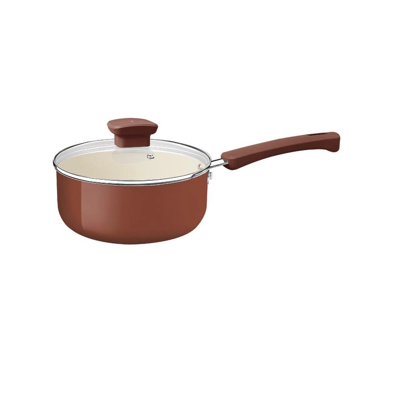 Panela Tramontina Argila Em Alumínio Reciclado Com Revestimento Cerâmico Veronese 16cm Panela Tramontina Argila Em Alumínio Reciclado Com Revestimento Cerâmico Veronese 16cm