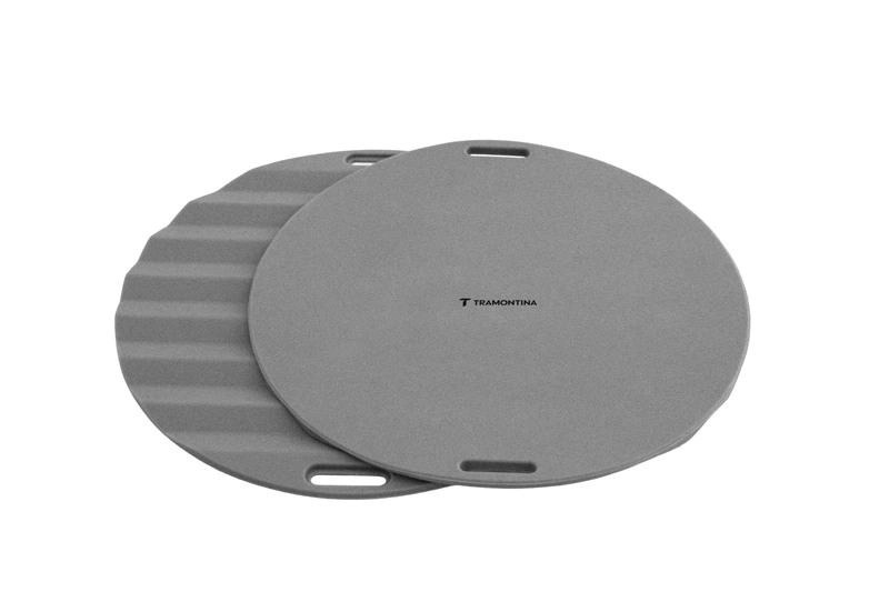Descanso De Panelas Tramontina Em Silicone Vivace 18cm 2 Peças Descanso De Panelas Tramontina Em Silicone Vivace 18cm 2 Peças