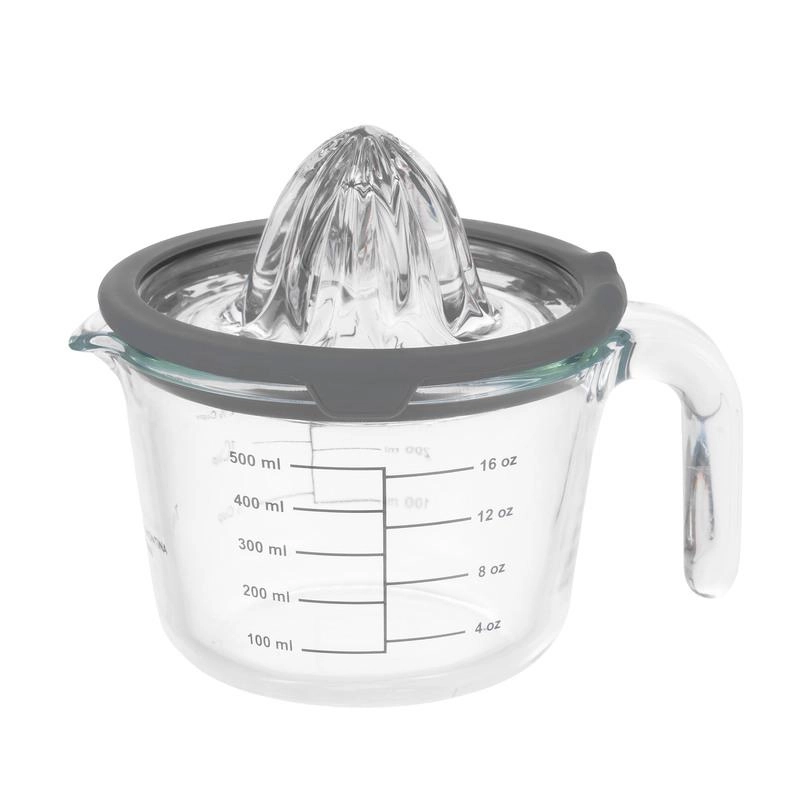 Espremedor De Frutas Tramontina Em Vidro Borossilicato Com Vedação Em Silicone 500ml Espremedor De Frutas Tramontina Em Vidro Borossilicato Com Vedação Em Silicone 500ml