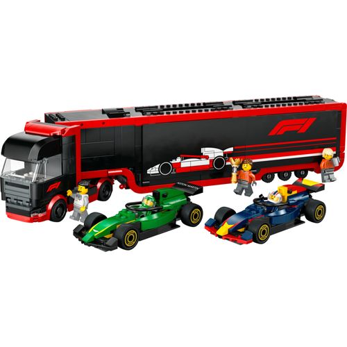 LEGO® City - Caminhão F1® com carros RB20 e AMR24