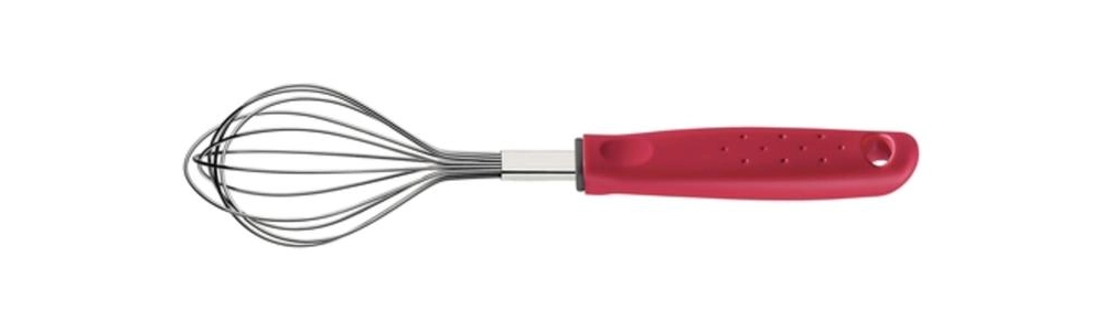 Batedor Manual Tramontina Utilitá Em Aço Inox Vermelho Batedor Manual Tramontina Utilitá Em Aço Inox Vermelho