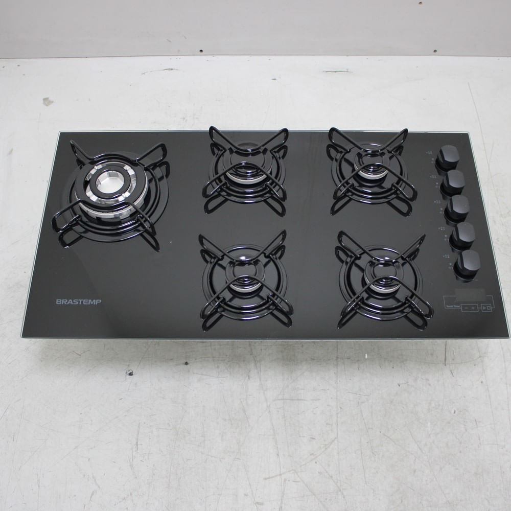Cooktop 5 Bocas Brastemp Com Quadrichama E Timer Touch - Bdt85aeus3_Wbom_Ce6586195 Bivolt Cooktop 5 Bocas Brastemp Com Quadrichama E Timer Touch - Bdt85aeus3_Wbom_Ce6586195 Bivolt