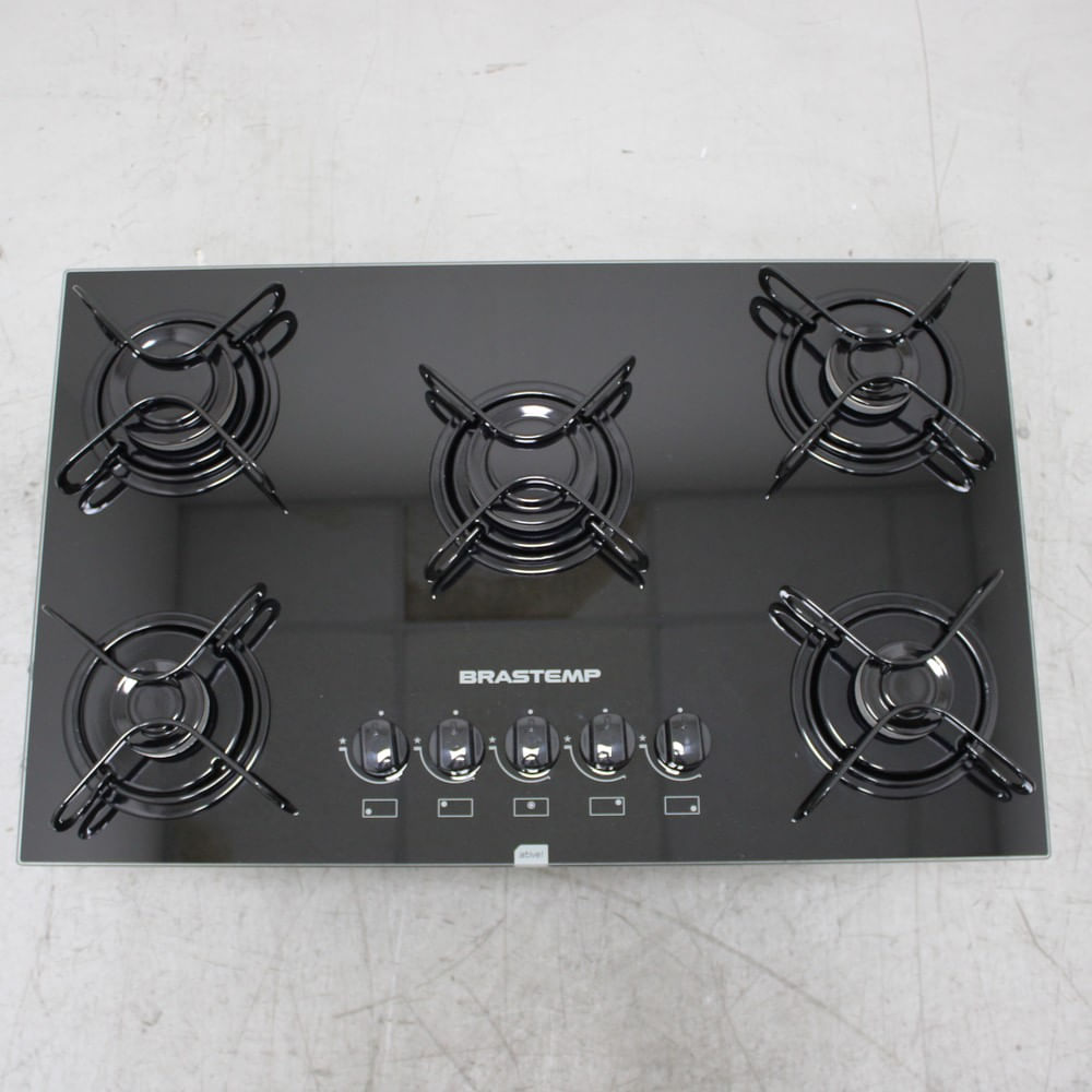 Cooktop 5 Bocas Brastemp Com Grades Piatina E Acendimento Automático - Bdd75aeus2_Wotimo_Cf6660755 Bivolt