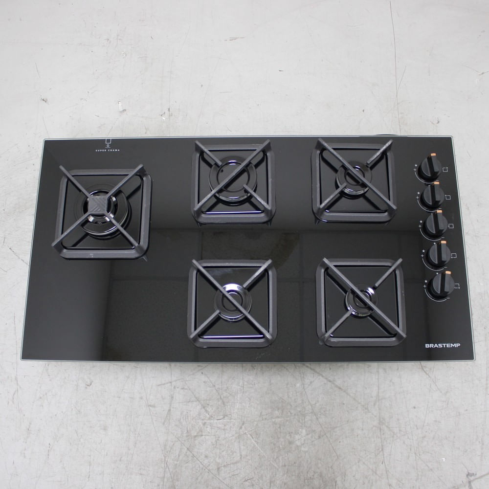Cooktop Brastemp 5 Bocas A Gás, Grades De Ferro Fundido E Super Chama Lateral - Bds85aeus2_Wotimo_Cf6632775 Bivolt Cooktop Brastemp 5 Bocas A Gás, Grades De Ferro Fundido E Super Chama Lateral - Bds85aeus2_Wotimo_Cf6632775 Bivolt