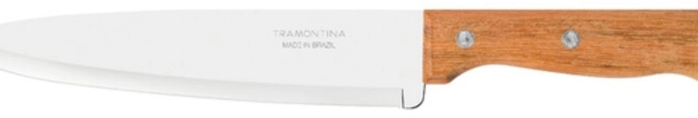 Faca Chef Tramontina 8" Dynamic Cabo De Madeira Faca Chef Tramontina 8" Dynamic Cabo De Madeira