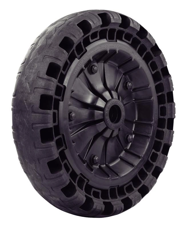 Roda Plástica Universal Tramontina Para Carrinho De Mão Pneu Maciço Ø 320x75mm Roda Plástica Universal Tramontina Para Carrinho De Mão Pneu Maciço Ø 320x75mm