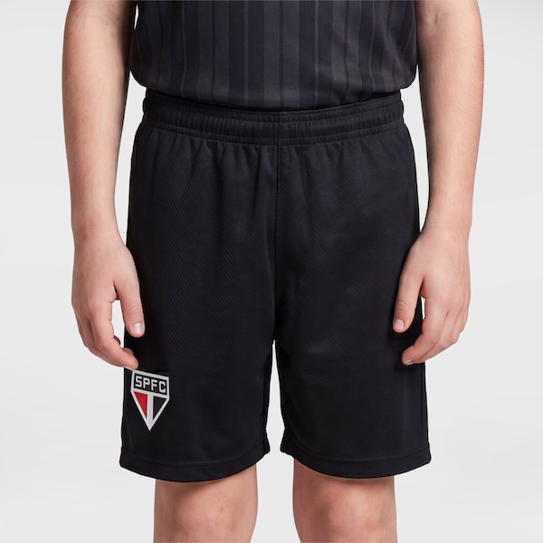 Calção do São Paulo FC Fardamento Infantil Calção do São Paulo FC Fardamento Infantil