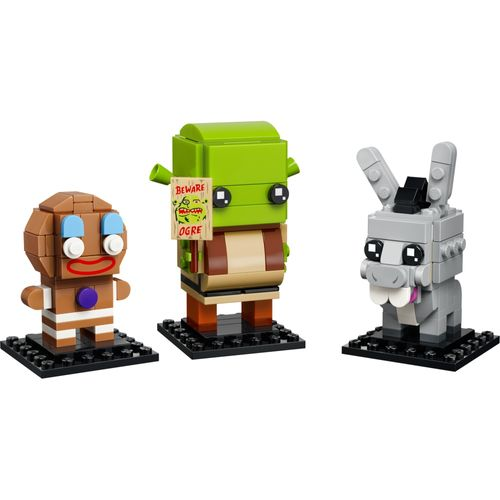 LEGO® Brickheadz - Figuras do Shrek, Burro e Biscoito de Gengibre LEGO® Brickheadz - Figuras do Shrek, Burro e Biscoito de Gengibre