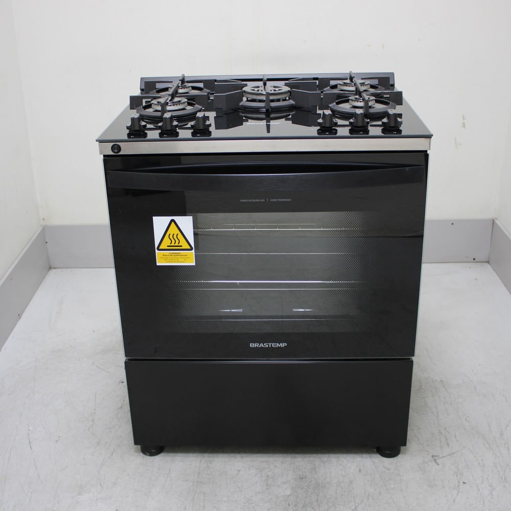 Fogão Brastemp 5 Bocas Preto Com Mesa De Vidro E Turbo Chama - Bfs5vceus2_Wotimo_Cf6663198 Bivolt Fogão Brastemp 5 Bocas Preto Com Mesa De Vidro E Turbo Chama - Bfs5vceus2_Wotimo_Cf6663198 Bivolt