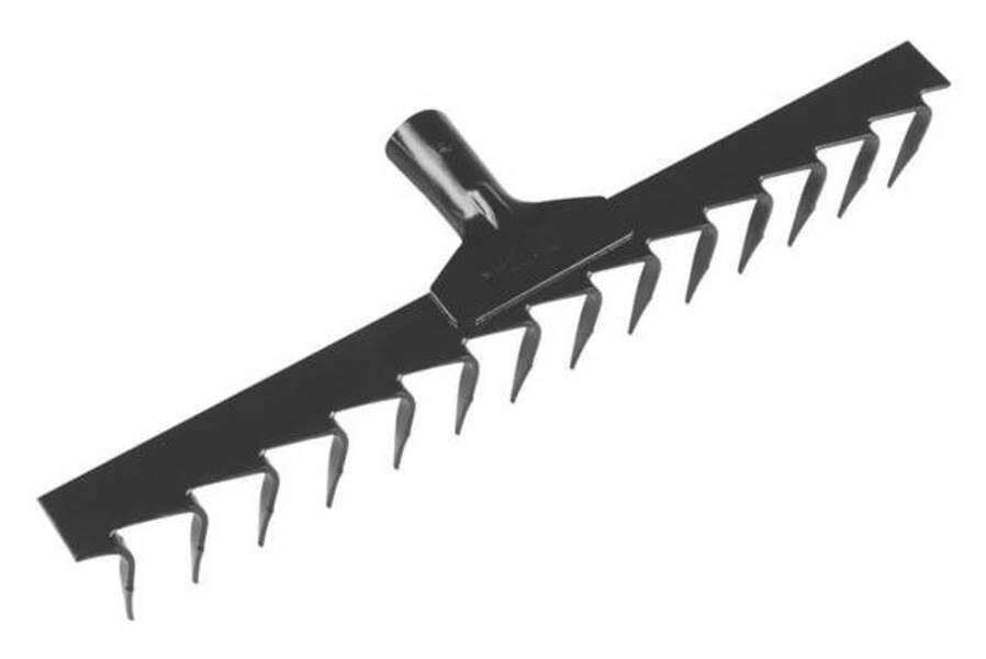 Ancinho Tramontina Estampado Metálico 14 Dentes Sem Cabo