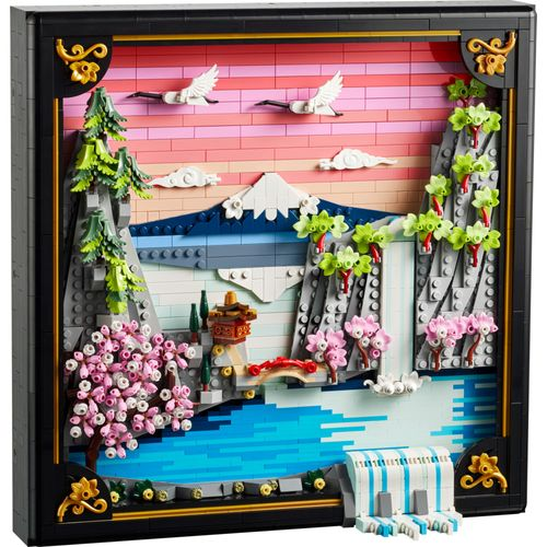 LEGO® Art - Paisagem japonesa de flores de cerejeira LEGO® Art - Paisagem japonesa de flores de cerejeira