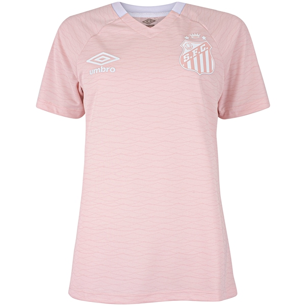 Camisa do Santos 25/26 Torcedor Outubro Rosa Umbro Feminina Camisa do Santos 25/26 Torcedor Outubro Rosa Umbro Feminina