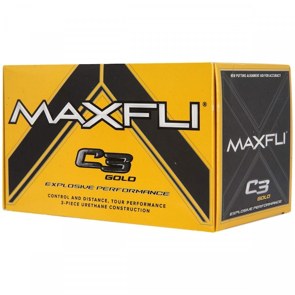 Bola Golf Maxfli C3 Black MAB002