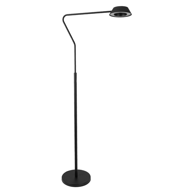 Luminaria De Piso Led Aluminio Preto 16W 3000K Modern Luminaria De Piso Led Aluminio Preto 16W 3000K Modern