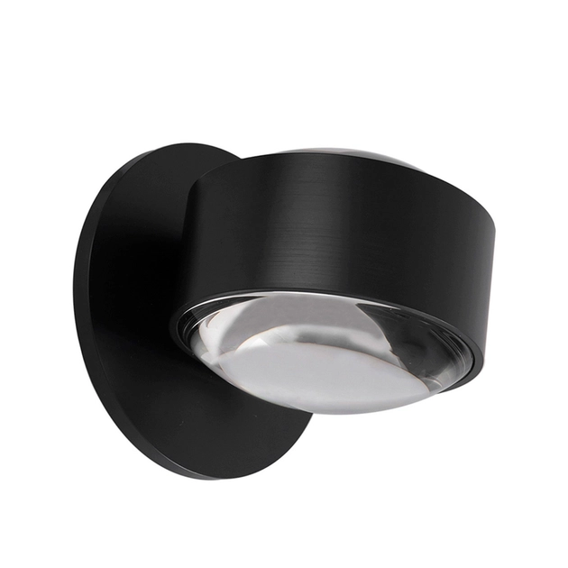 Arandela Led Vidro Aluminio Preto 8W 75 3000K Effect Arandela Led Vidro Aluminio Preto 8W 75 3000K Effect