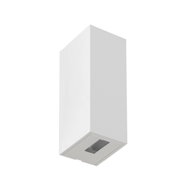 Arandela Led Abs 5W 3000K Ip65 2 Fachos Fechados Flux - BRANCO Arandela Led Abs 5W 3000K Ip65 2 Fachos Fechados Flux - BRANCO