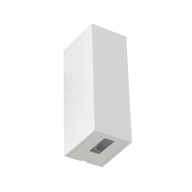 Arandela Led Abs 5W 3000K Ip65 2 Fachos Medios Flux - BRANCO