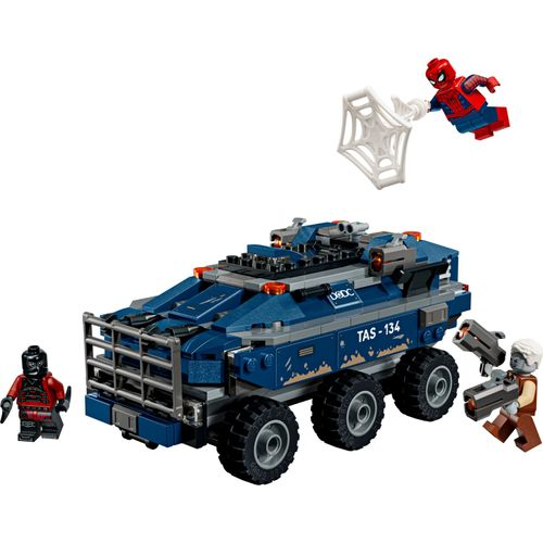 LEGO® Marvel - Perseguição do Homem-Aranha no Transporte da Prisão LEGO® Marvel - Perseguição do Homem-Aranha no Transporte da Prisão