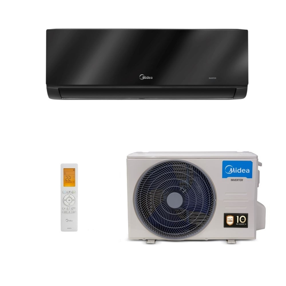 Ar-Condicionado Inverter Split Hi Wall Midea Xtreme Save Connect Black Edition 12.000 BTUs R-32 Quente/Frio 220V Ar-Condicionado Inverter Split Hi Wall Midea Xtreme Save Connect Black Edition 12.000 BTUs R-32 Quente/Frio 220V