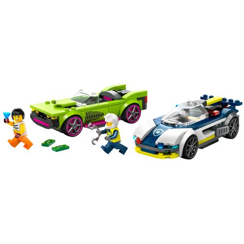 LEGO® City - Perseguição de Carro da Policia e Muscle Car LEGO® City - Perseguição de Carro da Policia e Muscle Car