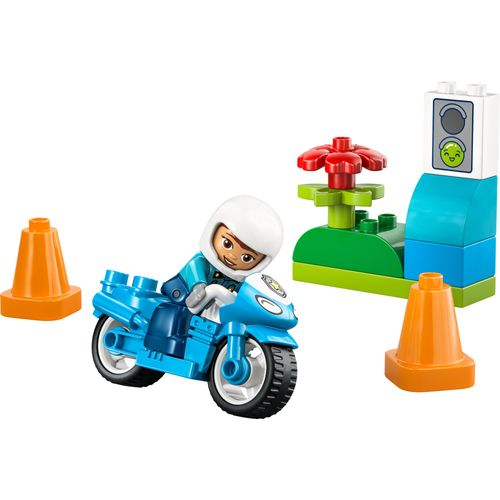 LEGO® DUPLO - Motocicleta azul da polícia LEGO® DUPLO - Motocicleta azul da polícia