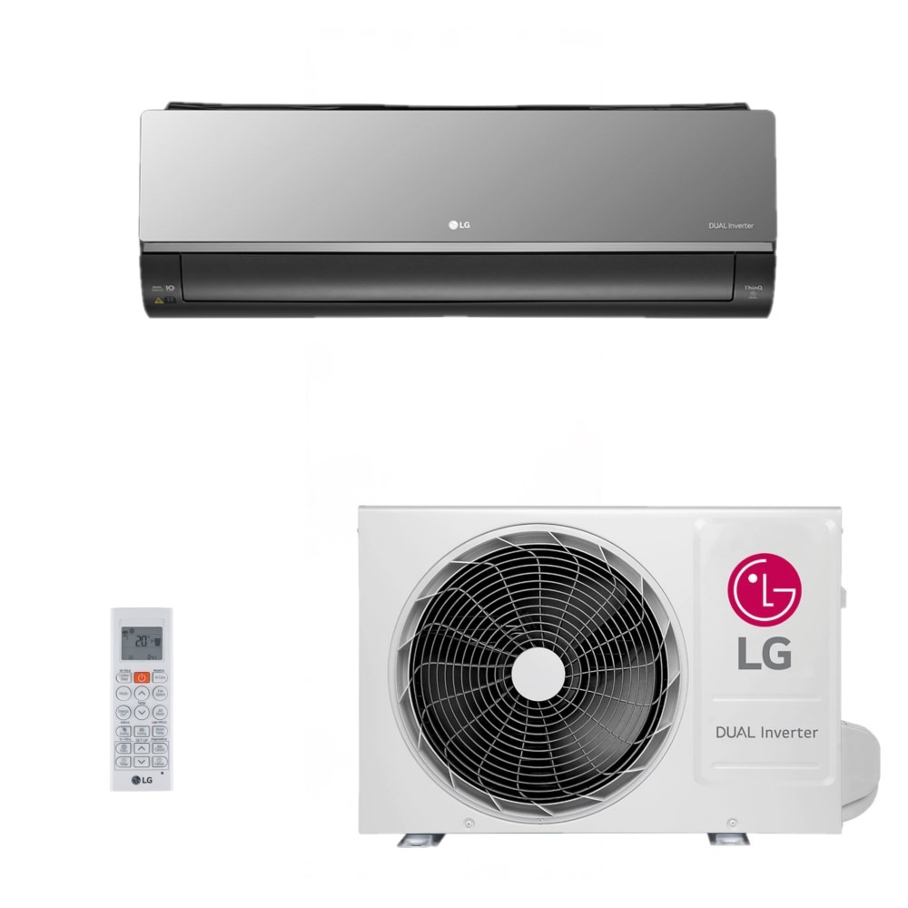 Ar-Condicionado LG AI DUAL Inverter Voice ARTCOOL 12.000 BTUs Frio 220V - S3-Q12JAR1K Ar-Condicionado LG AI DUAL Inverter Voice ARTCOOL 12.000 BTUs Frio 220V - S3-Q12JAR1K