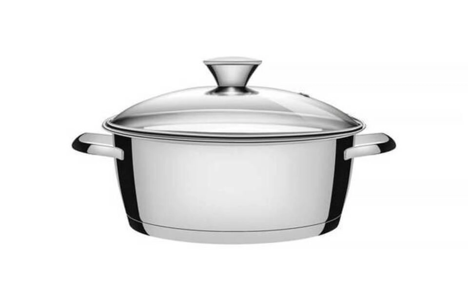 Caçarola Tramontina Allegra 24cm Rasa Aço Inox Caçarola Tramontina Allegra 24cm Rasa Aço Inox