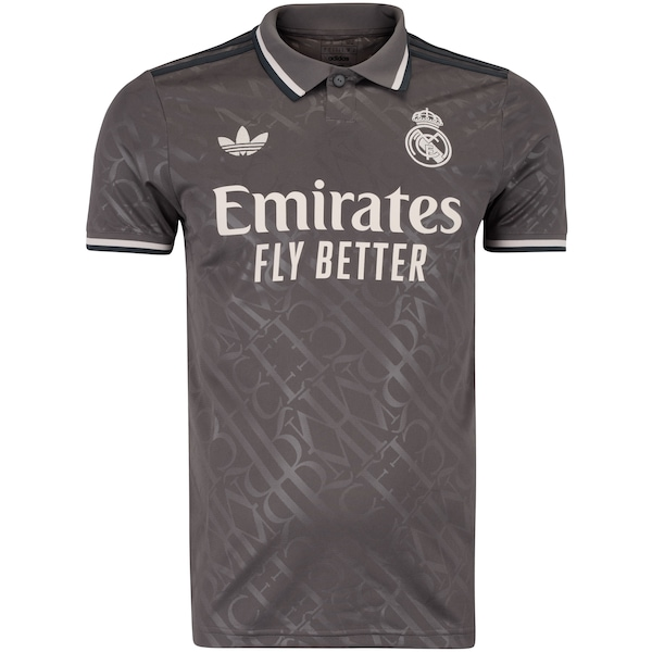 Camisa Polo do Real Madrid III 24/25 adidas Masculina Torcedor Camisa Polo do Real Madrid III 24/25 adidas Masculina Torcedor