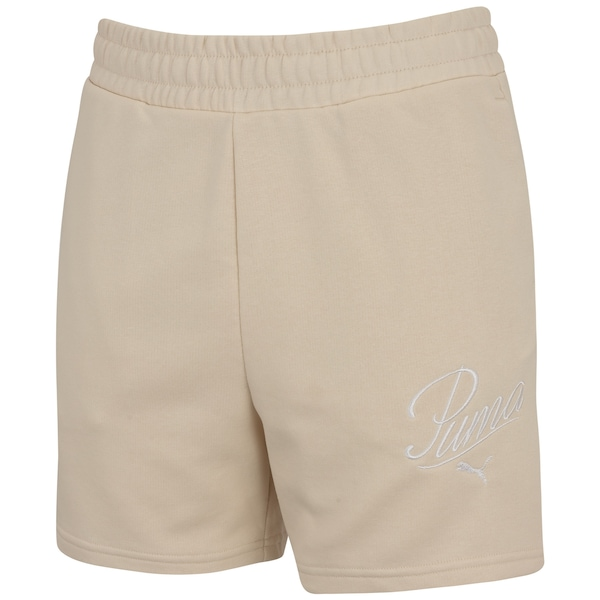 Short Feminino Puma ESS Script High-Waist Short Feminino Puma ESS Script High-Waist