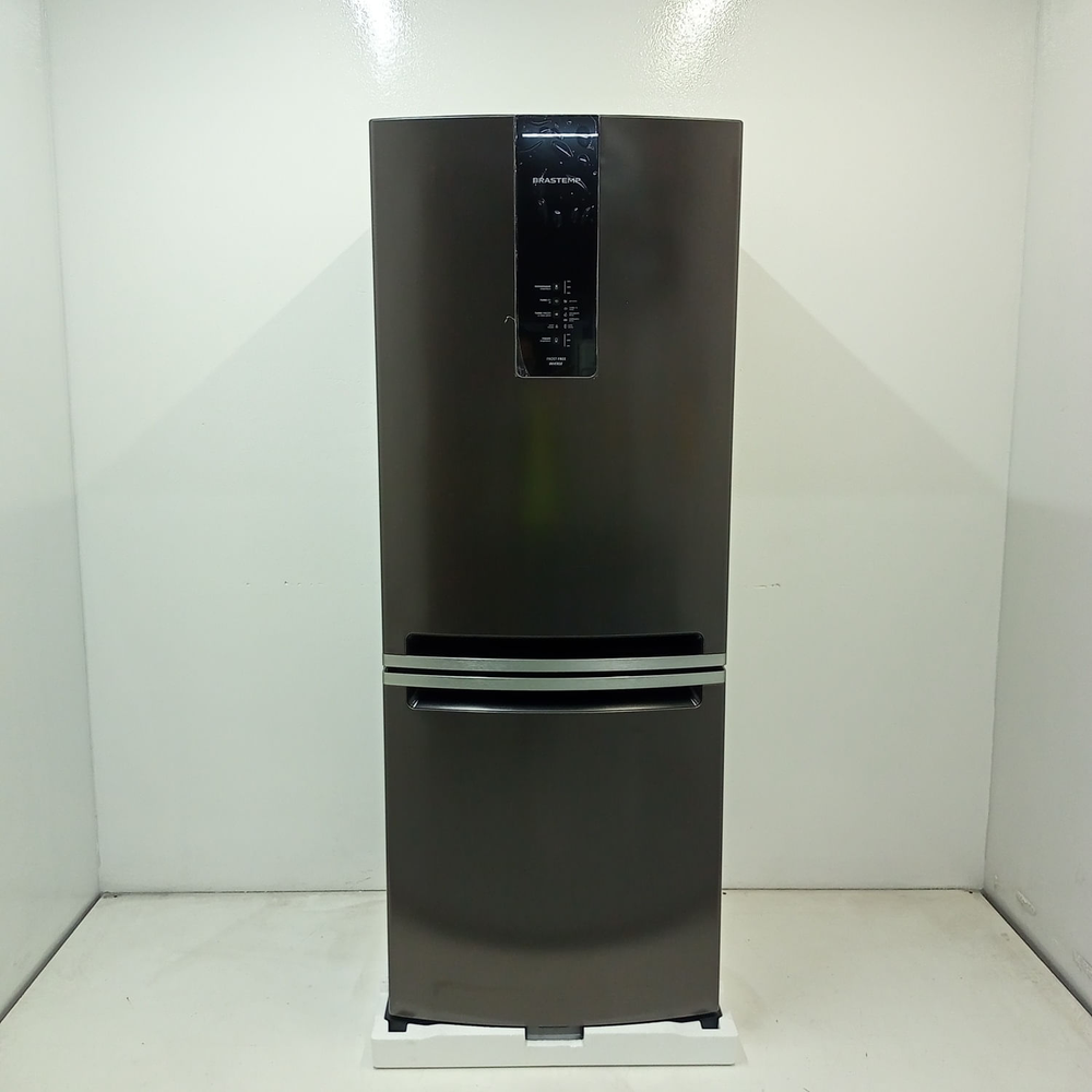 Geladeira Brastemp Eclipse Collection Frost Free Inverse A+++ 447 Litros Cor Black Inox Com Smart Flow E Fresh Box - Bre57feas2_Wotimo_Jg6102119 110V