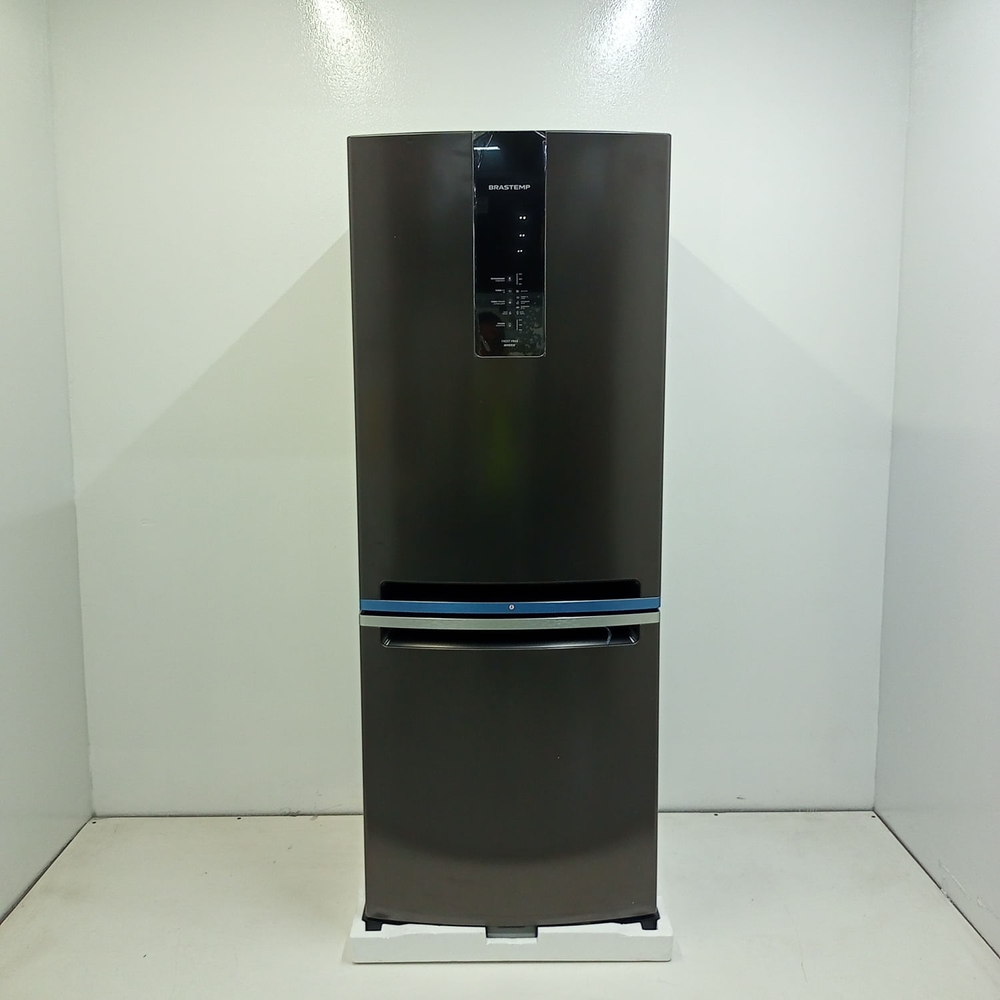 Geladeira Brastemp Eclipse Collection Frost Free Inverse A+++ 447 Litros Cor Black Inox Com Smart Flow E Fresh Box - Bre57feas2_Wotimo_Jg6102120 110V