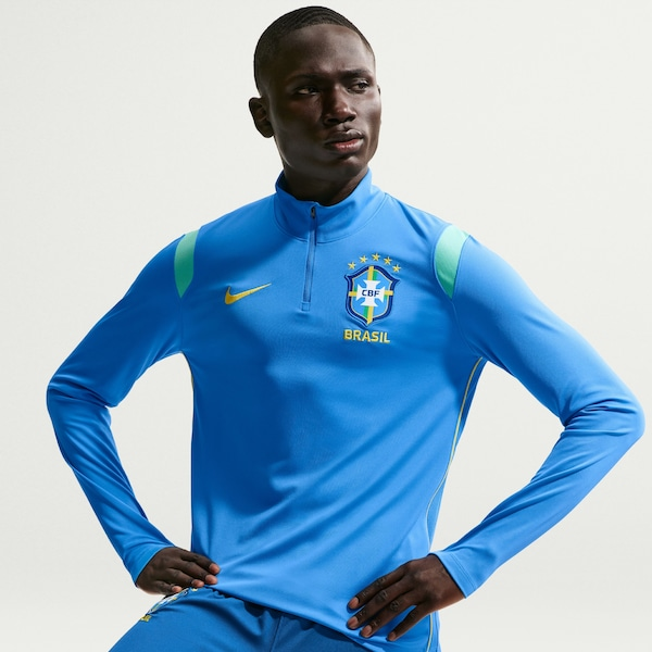 Jaqueta Masculina CBF Treino Drill Top Nike Jaqueta Masculina CBF Treino Drill Top Nike
